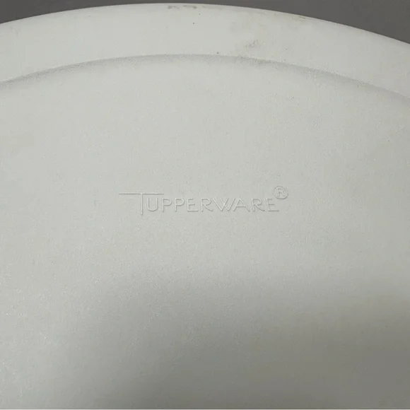 TUPPERWARE Vintage Serving Center Tray Off White Veggie 1665-3 - Picture 4 of 7